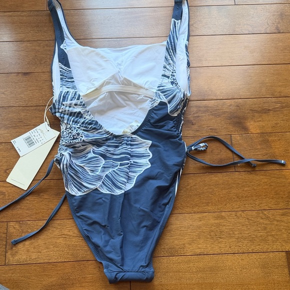 Gottex  Blue Patterned Swimsuit - Picture 3 of 4